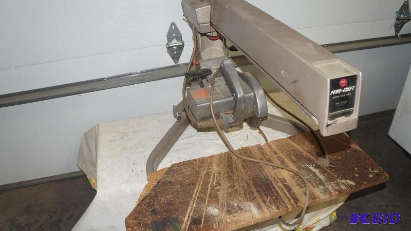 lot 77 image: Power Craft 10 Amp Radial Arm Saw