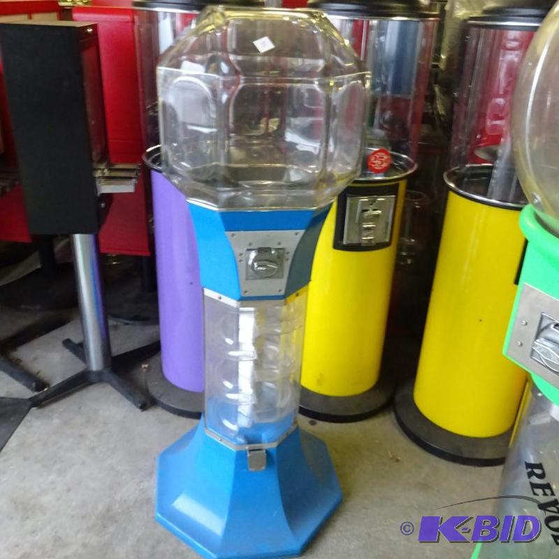 Spiral gumball machine. No lock or key. No to...