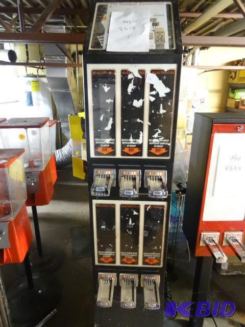 6 column stand up sticker and bulk machine....