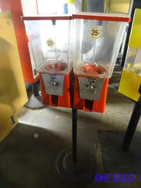 2 head bulk dispenser. No locks or keys...