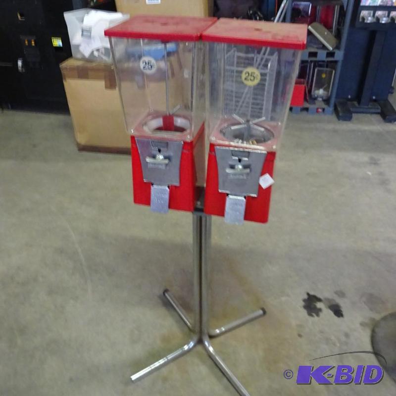 2 head bulk dispenser on stand....