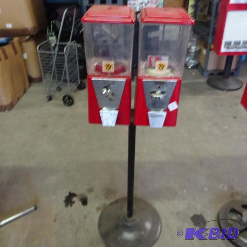 2 head bulk dispenser on stand...