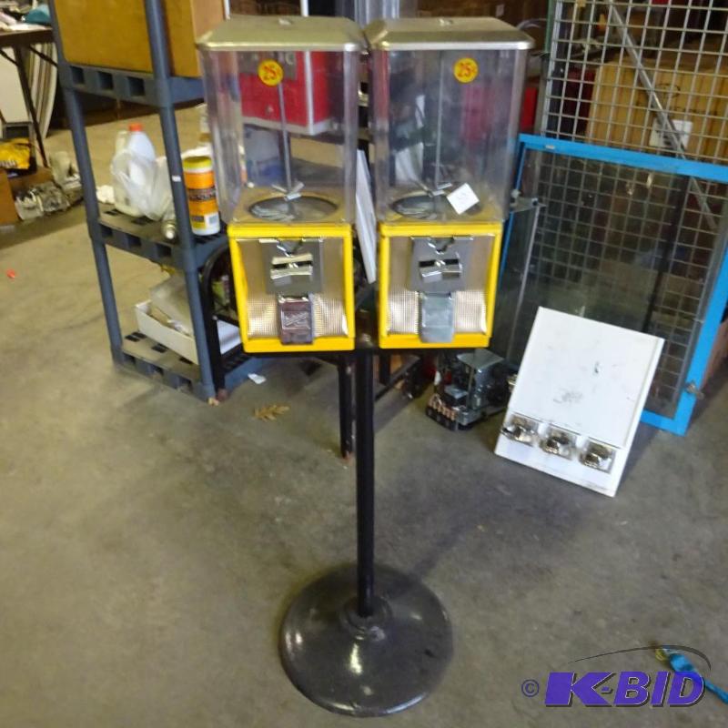 2 head bulk dispenser on stand...