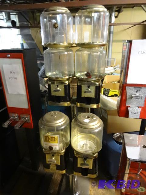 4 head bilk dispenser on stand...