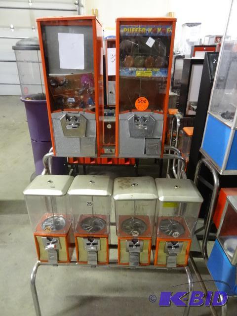 Bulk rack with 6 bulk dispensers...