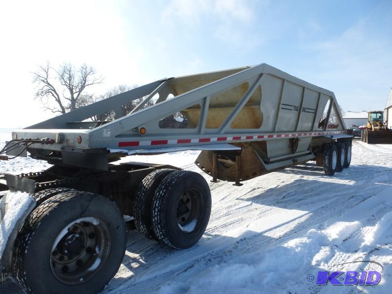 2002 Trail King Belly Dump Trailer Model# TK...