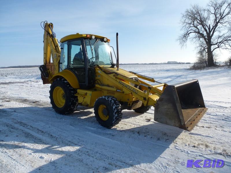 New Holland LB 110 Back hoe 4WD SN# 93103451...