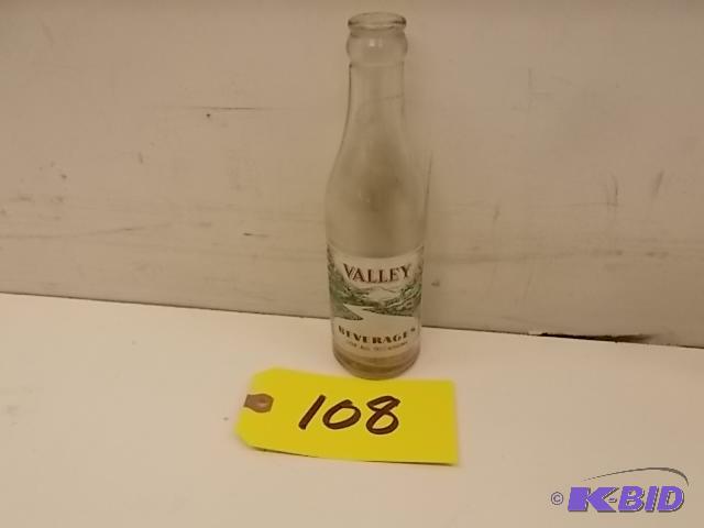 lot 108 image: Valley Beverages 7 oz. Bottle...