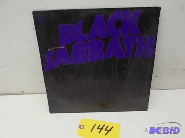 lot 144 image: Black Sabbath Master of Reality Album...