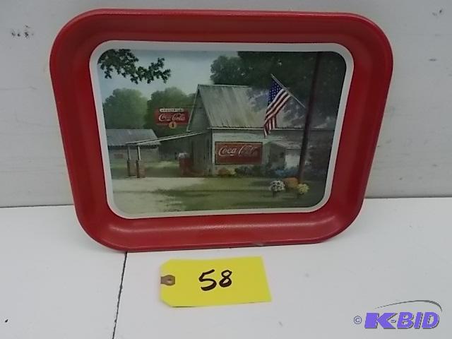 lot 58 image: Coca-Cola Tray, 13 x 10.5...