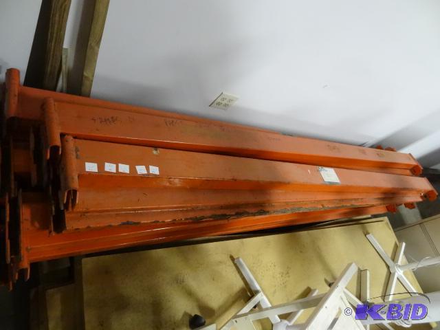 4 pallet rack beams. 108 x 4 12...