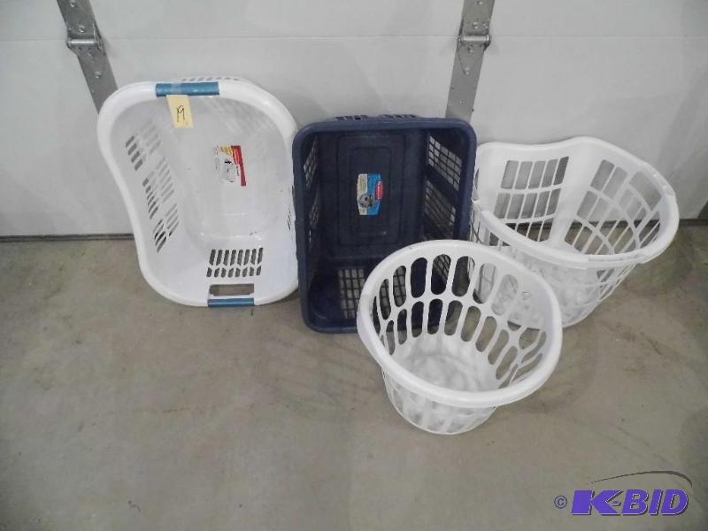 4 Laundry Baskets