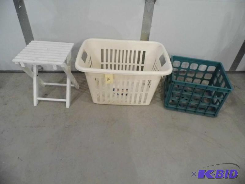 Basket, Crate & Stool