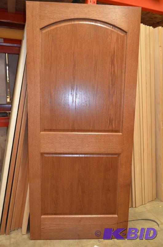 36&quot Prefinished Oak slab door Not hinge ...