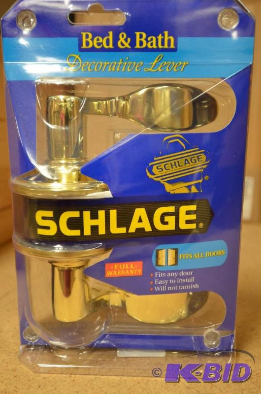 Schlage&nbspBed&ampBath Decorative Lever lo...