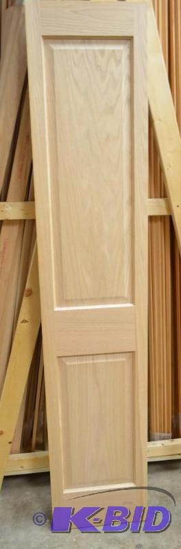 Unfinished Oak 2-panel bifold slab door 16&qu...