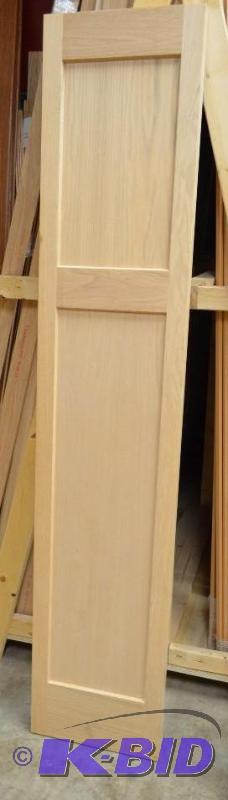 Unfinished&nbspOak 2-panel bifold slab door ...