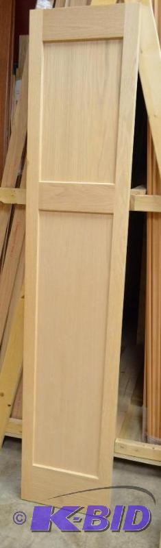 Unfinished&nbspOak 2-panel bifold slab door ...