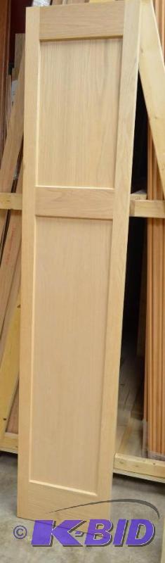 Unfinished&nbspOak 2-panel bifold slab door ...