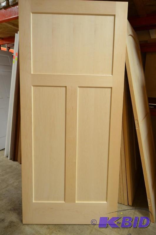 36&quot &nbspPoplar 3-panel door slab Not m...