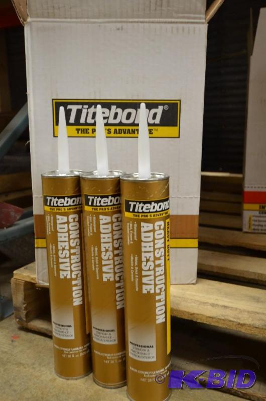 12--Titebond Construction Adhesive 28 fl oz...