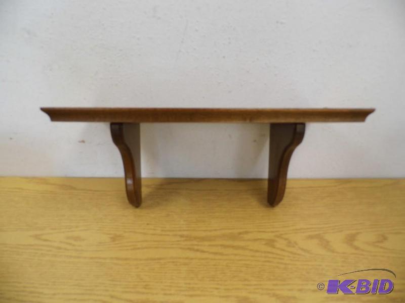18 Walnut Clock Shelf