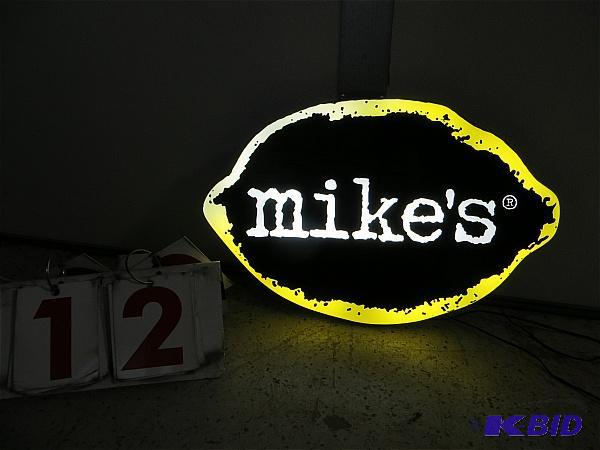 lot 12 image: Mikes Lighted Sign