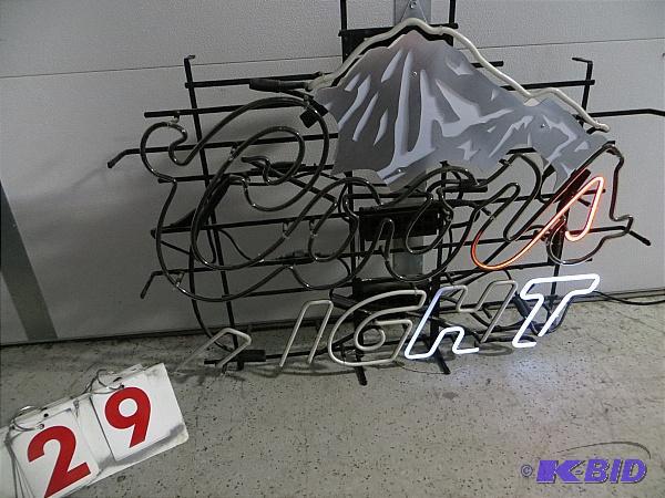 lot 29 image: Coors Light Neon