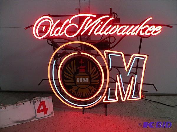 old milwaukee neon sign