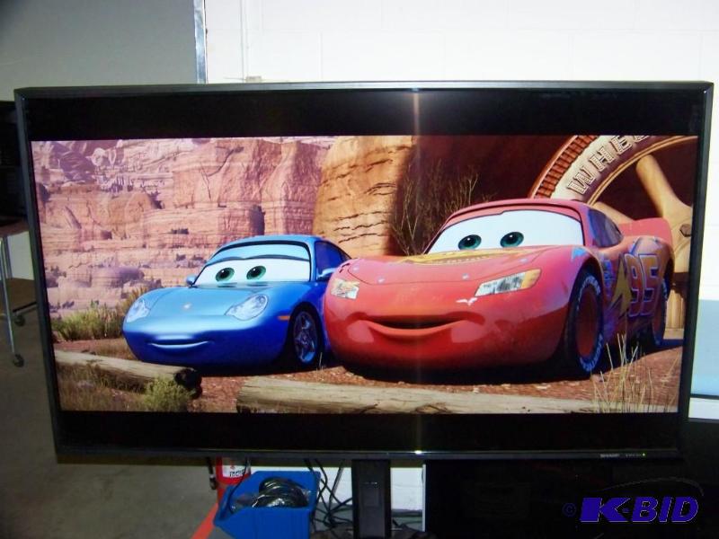 lot 2 image: Sharp, 60, Liquid Crystal Display (LCD) MonitorDisplay with Remote Control