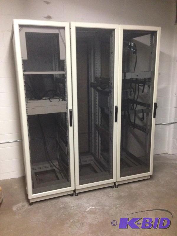 lot 25 image: (3) Compaq, 7142, Computer  Server Equipment Storage Racks