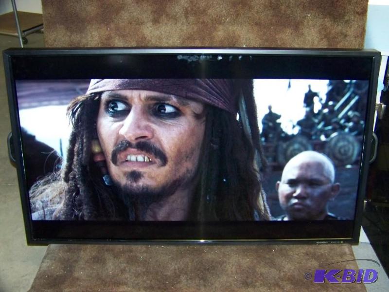 lot 4 image: Sharp, 52, Liquid Crystal Display (LCD) MonitorDisplay with Remote Control