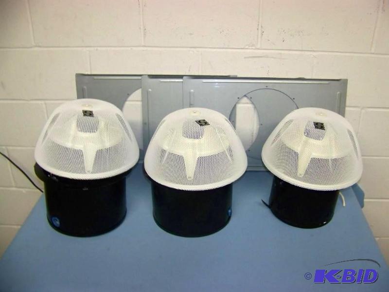 lot 40 image: (3) SoundTube, 8, Loundspeakers  In-Ceiling Speakers with Ceiling Tile Plates