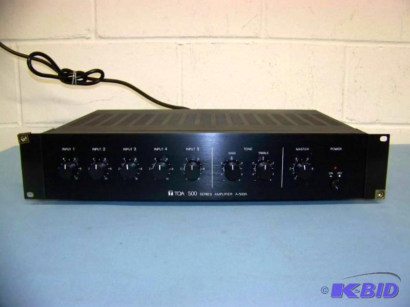 lot 48 image: TOA, 500 Series, Amplifier  Amp