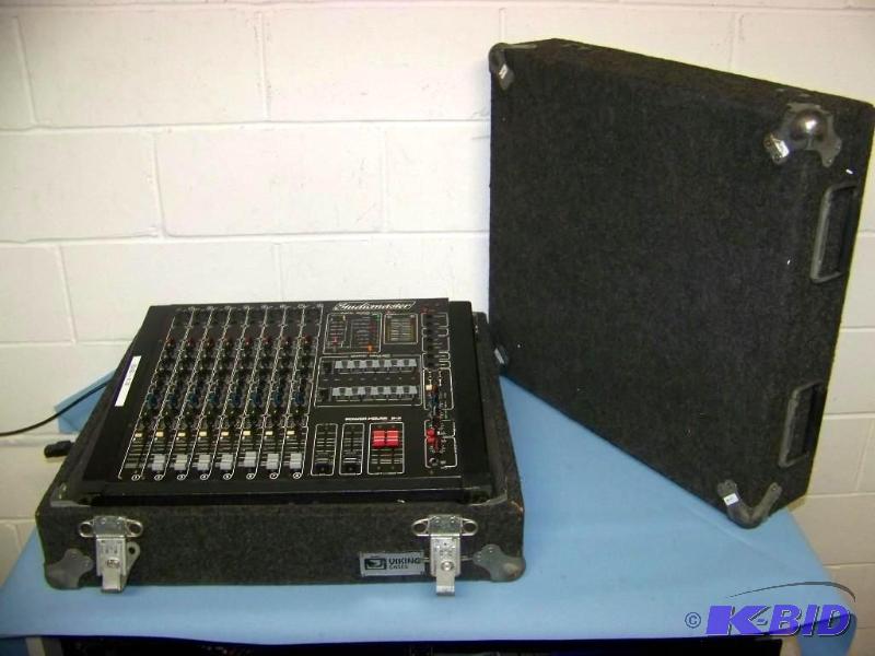 lot 51 image: StudioMaster, Power House 8-2, Sound  Mixing Board in custom, Viking Case