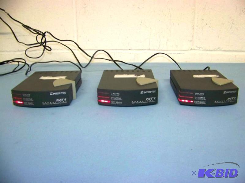 lot 58 image: (3) Inter-Tel, NT1, ISDN Basic Rate Network Termination Devices