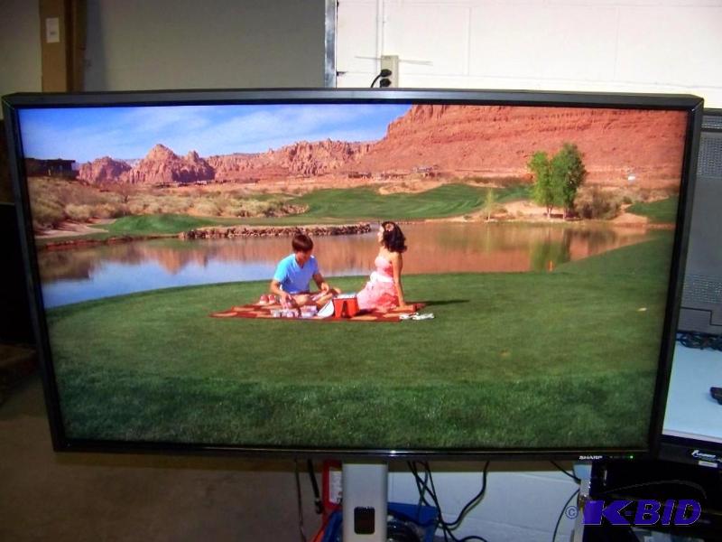 lot 6 image: Sharp, 47, Liquid Crystal Display (LCD) MonitorDisplay with Remote Control