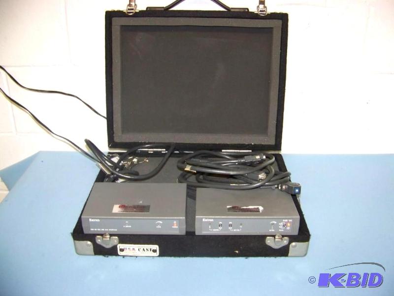lot 72 image: (2) Extron Electronics units in custom, hard-sided, USA Case