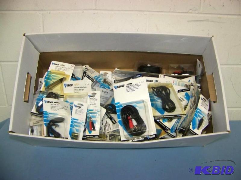 lot 83 image: (Approx. 100 pieces) Vanco, Plugs, Connectors, Switches, Cables and more - BRAND NEW