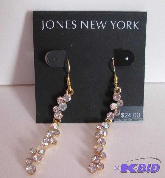 lot 42 image: Jones New York gold lined with colored rinest...