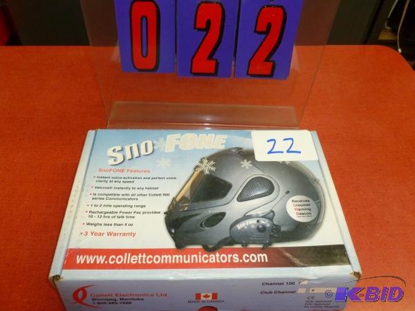 Snophone voice activated communicators. Chann...