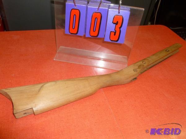 Black powder wood stock with side lock and in...