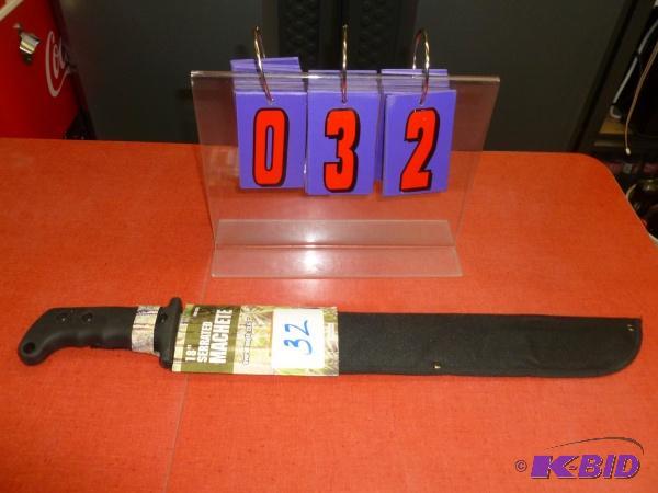 24&quot machete with 18&quot blade. New in ...