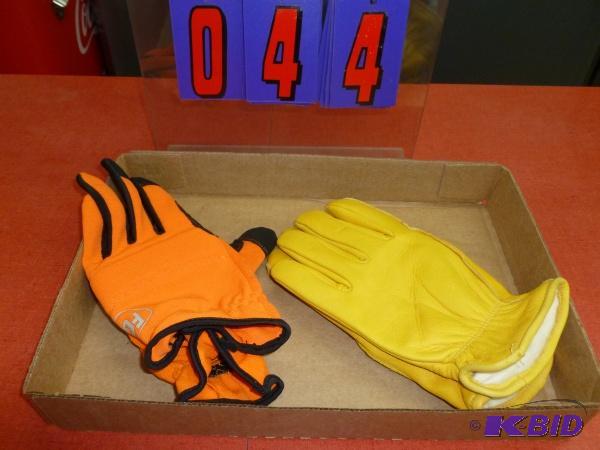 2 pair of new gloves. 1 mechanics style size ...