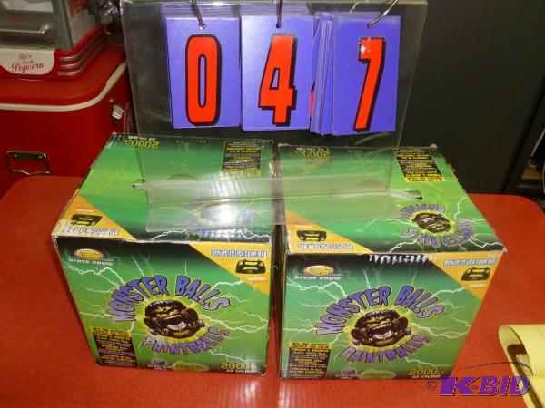 2 boxes of .68 paintballs. 3000 total count. ...