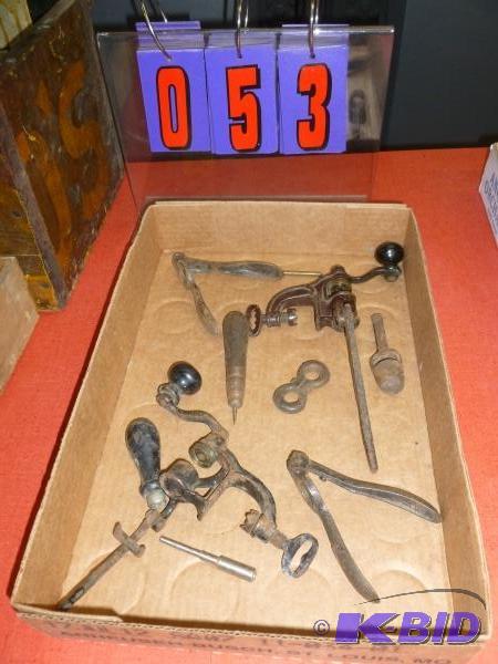 Vintage shot gun reloading equipment. As show...
