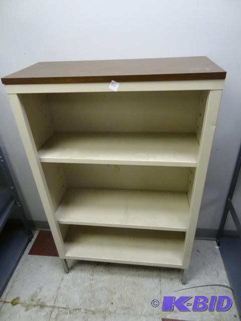 lot 116 image: Metal Book Shelf 30 X 13 X 48...