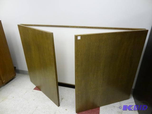 lot 130 image: 72 X 45 Wall Hanging Presentation Cabinet...