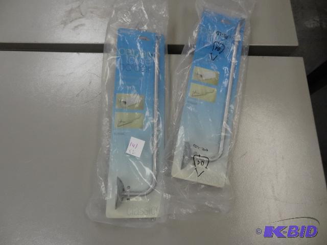 lot 141 image: 2 New Wall Mount Paper Towels Holders...