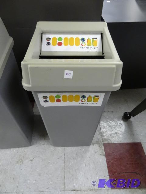 lot 145 image: Plastic Garbage Can...